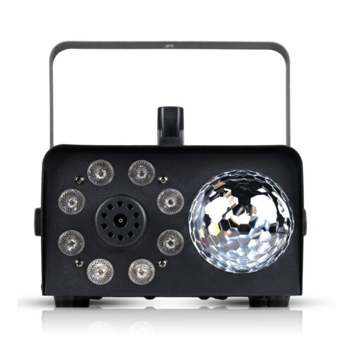 LIGHT4ME Fog 600W LED Ball - macchina fumo e nebbia con effetto fumo retroilluminato + palla disco