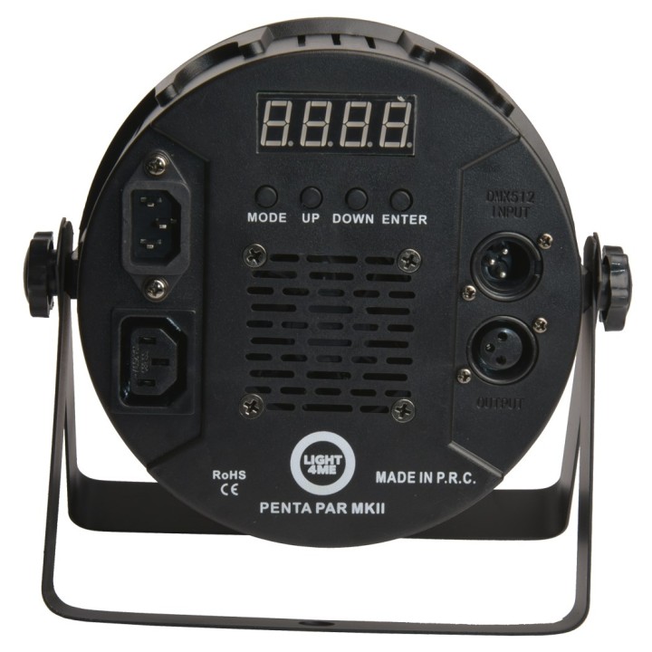 LIGHT4ME PENTA PAR 8x12W MKII RGBWA- RGB LED faro