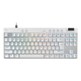 Logitech G PRO X TKL Rapid tastiera Gaming USB QWERTY US Internazionale Bianco