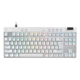 Logitech G PRO X TKL Rapid tastiera Gaming USB QWERTY US Internazionale Bianco
