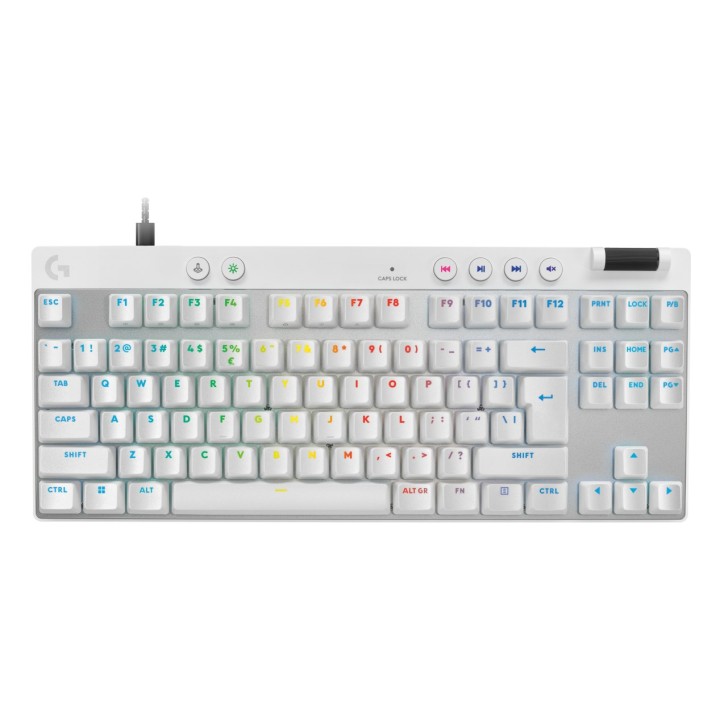 Logitech G PRO X TKL Rapid tastiera Gaming USB QWERTY US Internazionale Bianco