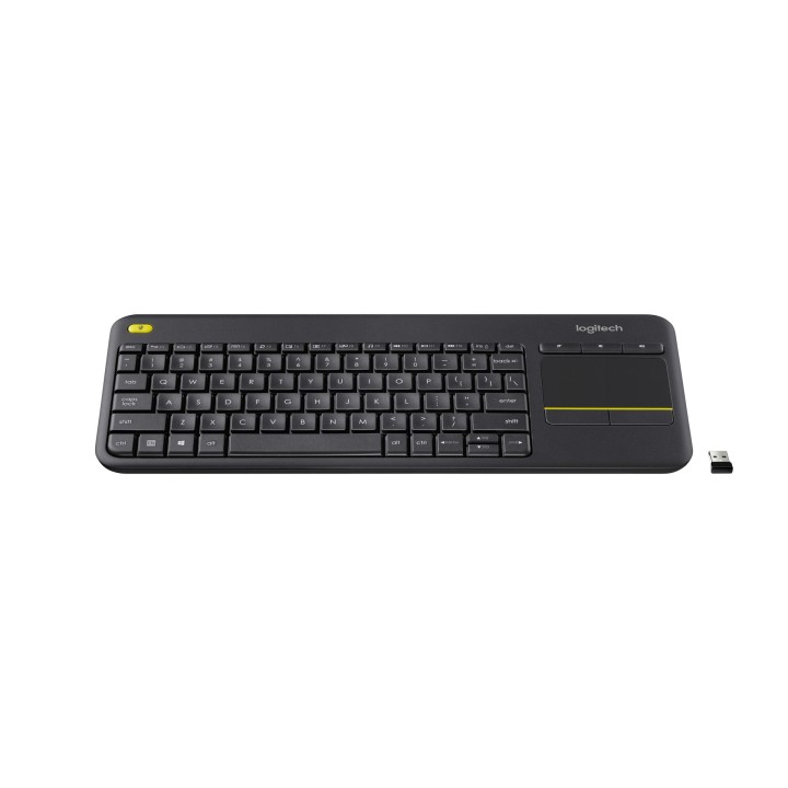 Logitech K400 Plus tastiera RF Wireless Olandese Nero