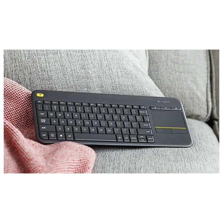 Logitech K400 Plus tastiera RF Wireless Olandese Nero