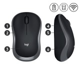 Logitech M185 mouse RF wireless ottico.