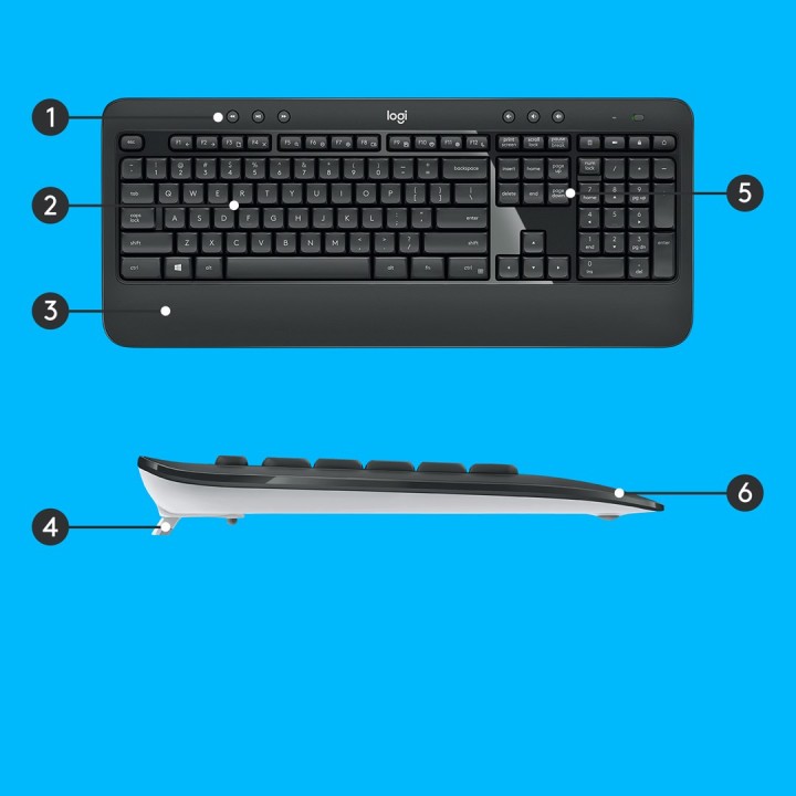 Logitech MK540 Advanced