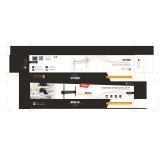 Libox LB-120 TV supporto/staffa 2.16 m (85 ) nero