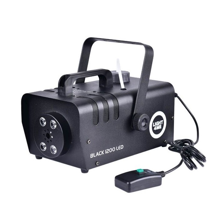 LIGHT4ME Nero 1200 LED - generatore di fumo a nebbia