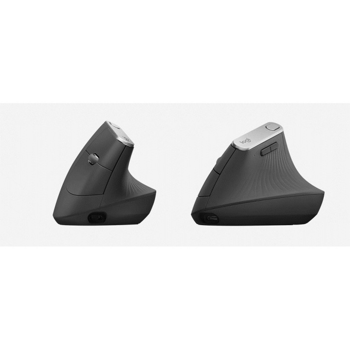 Logitech MX Mouse verticale Advanced Ergonomico RF Wireless+Bluetooth Ottico 4000 DPI Destrimano