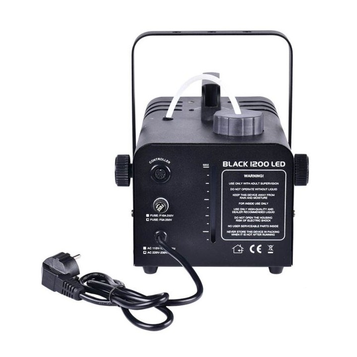 LIGHT4ME Nero 1200 LED - generatore di fumo a nebbia