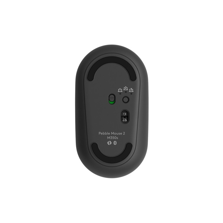 Logitech Pebble 2 M350s mouse Viaggio Ambidestro RF Wireless + Bluetooth Ottico 4000 DPI