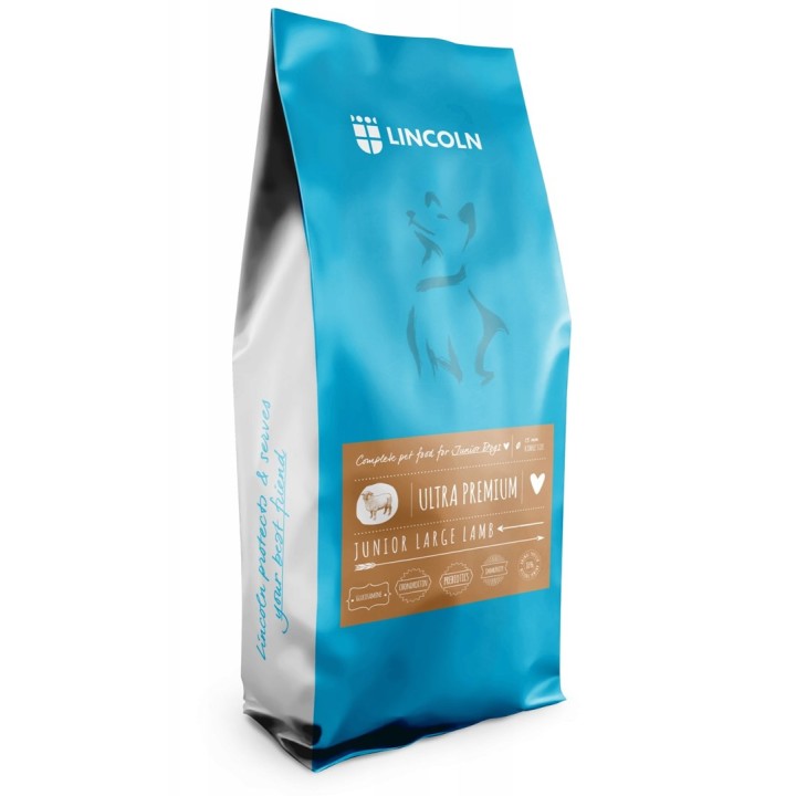 LINCOLN Ultra premium Junior Large Agnello - cibo secco per cani - 12kg