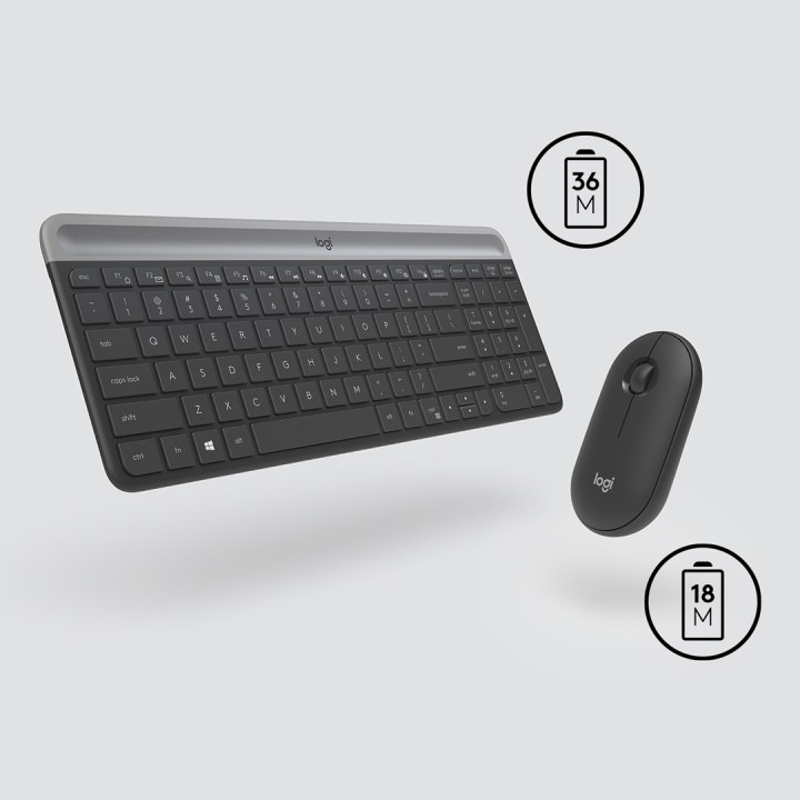 Logitech Senza fili slim Combo MK470