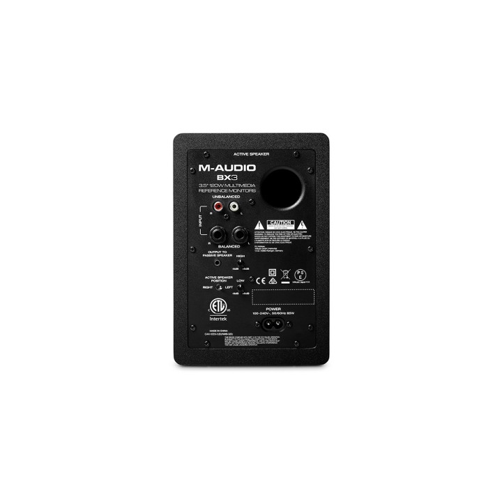 M-AUDIO BX3 Altoparlante nero cablato 50 W