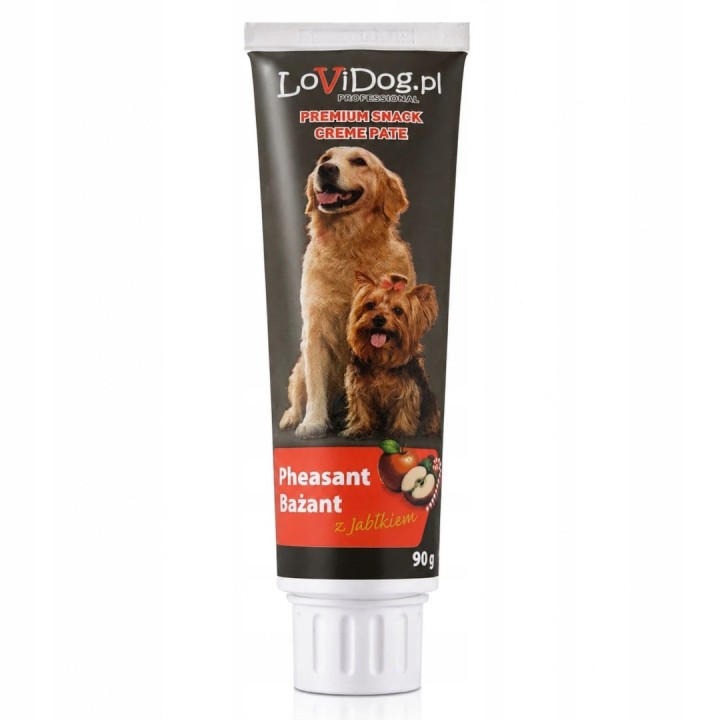 LOVIDOG Fagiano con mela - snack per cani - 90g
