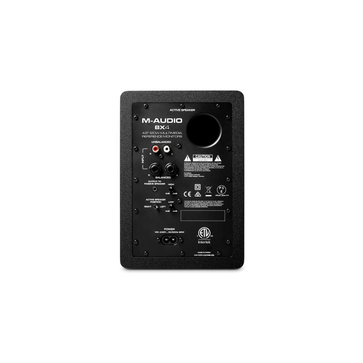 M-AUDIO BX4 Altoparlante nero cablato 50 W