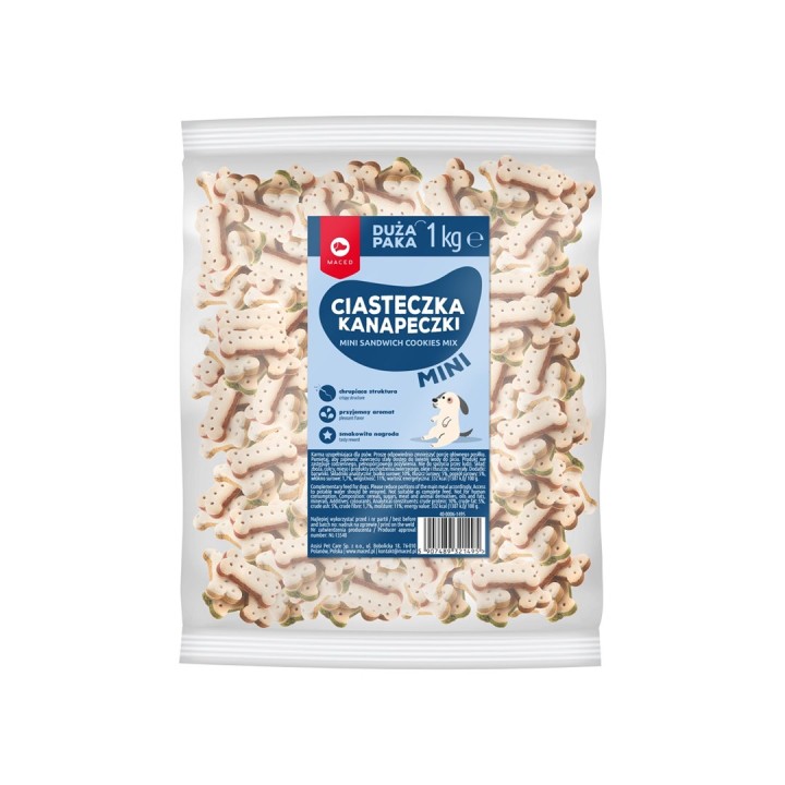 MACED Cube Cookies Mini Mix - snack per cani - 1 kg