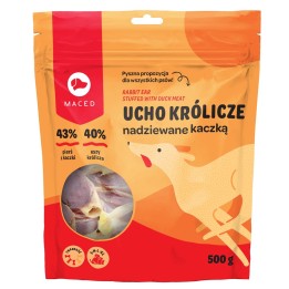 MACED anatra con orecchio di coniglio - snack per cani - 500g