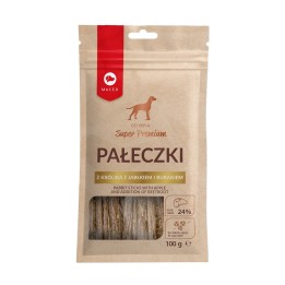 MACED bastoncini di coniglio con mela e aggiunta di barbabietola - snack per cani - 100g