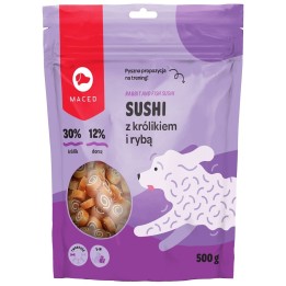 MACED sushi con coniglio e pesce - snack per cani - 500g
