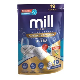 MILL CLEAN&SHINE Ultra capsule lavastoviglie 19 capsule 3K.D
