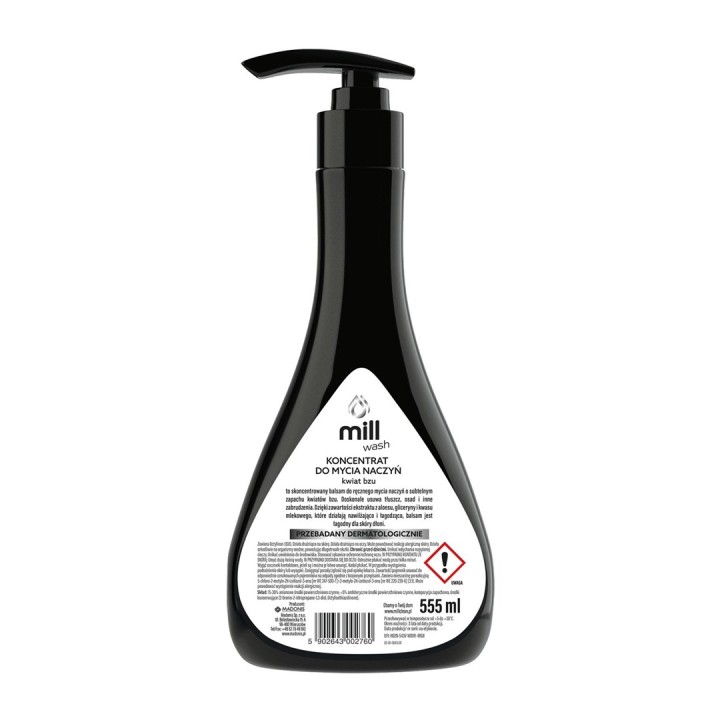 Mill Wash lozione detergente concentrata per piatti con profumo di fiori di lilla 555 ml