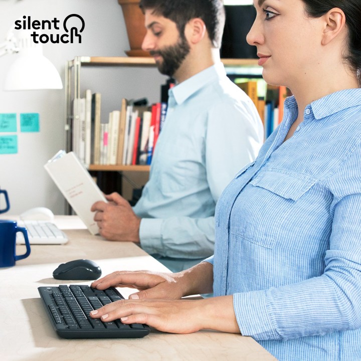 Logitech MK295 Combo senza fili silenzioso
