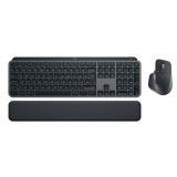 Logitech Master MX Combo Keys per ufficio tastiera mouse incluso Office RF senza fili + Bluetooth QWERTY US International grigio