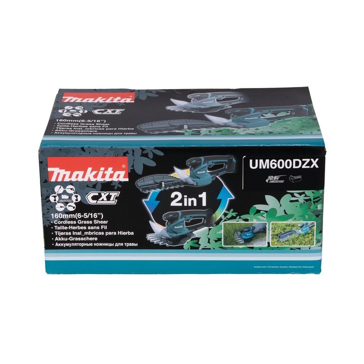 Makita UM600DZX forbice per erba senza filo nero blu 12 V