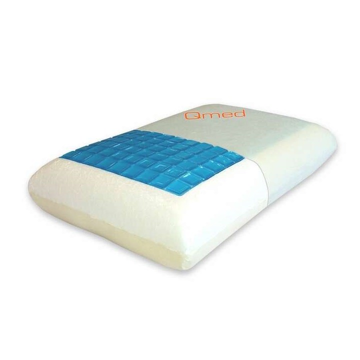 QMED cuscino ortopedico con gel refrigerante - memory foam (COMFORT GEL PILLOW)