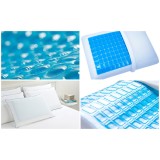 QMED cuscino ortopedico con gel refrigerante - memory foam (COMFORT GEL PILLOW)