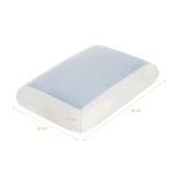 QMED cuscino ortopedico con gel refrigerante - memory foam (COMFORT GEL PILLOW)