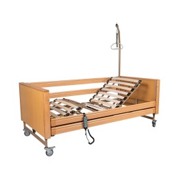 Letto per riabilitazione e assistenza CAREBED PREMIUM superficie in legno