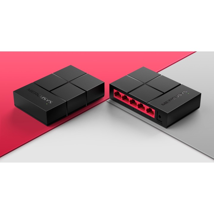 Mercusys Switch Desktop a 5 Porte 10/100/1 000 Mbps
