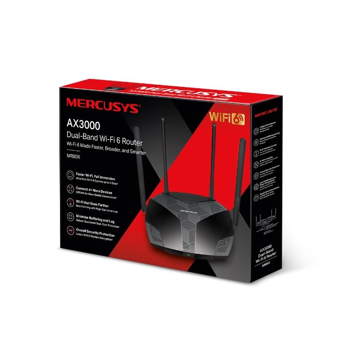 Mercusys AX3000 router Wi-Fi 6 dual-band