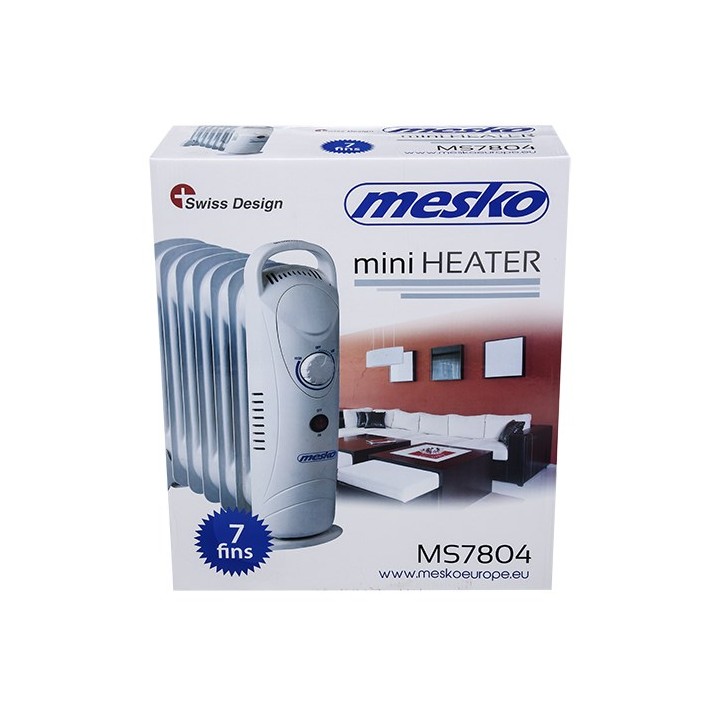 Mesko MS7804 radiatore elettrico a olio radiatore elettrico per interni bianco 700 W