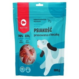 MACED Pressed osso con anatra - snack masticabile per cani - 500g