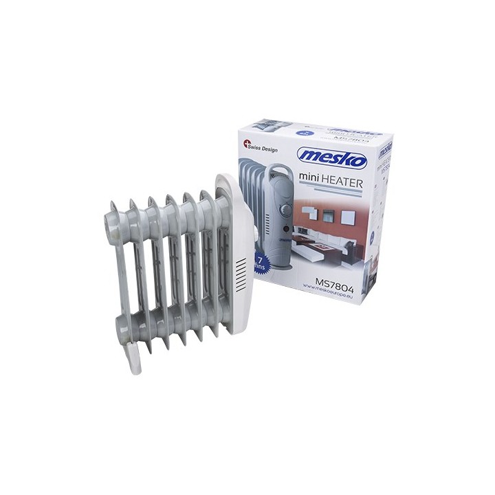 Mesko MS7804 radiatore elettrico a olio radiatore elettrico per interni bianco 700 W