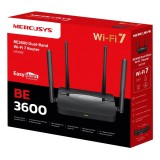 Mercusys MR25BE Router wireless Ethernet Gigabit Dual-band (2.4 GHz / 5 GHz) nero