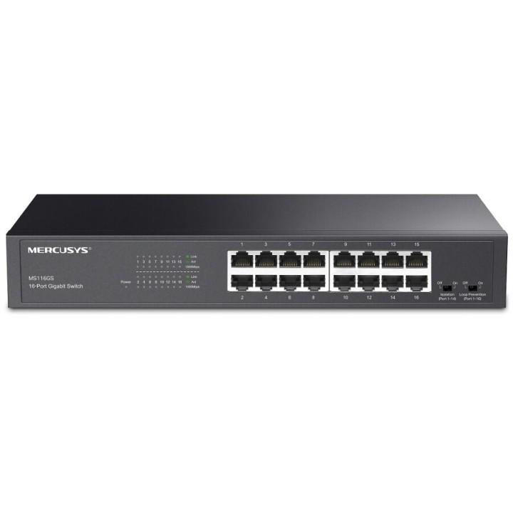 Mercusys MS116GS Switch di rete nero