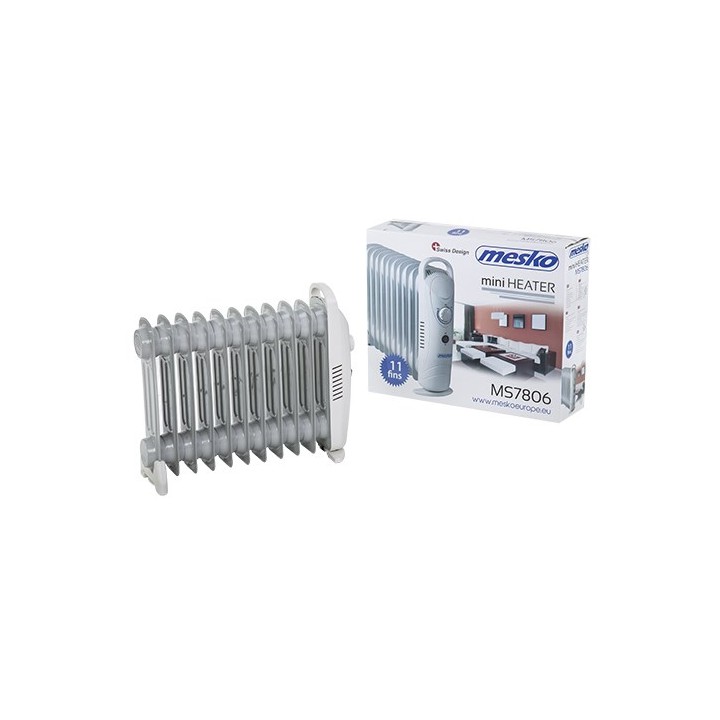 Mesko MS 7806 radiatore elettrico a olio radiatore elettrico per interni bianco 1200 W