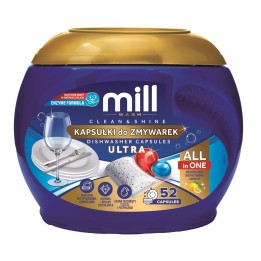 MILL CLEAN&SHINE Ultra 52 Capsule lavastoviglie 3kg