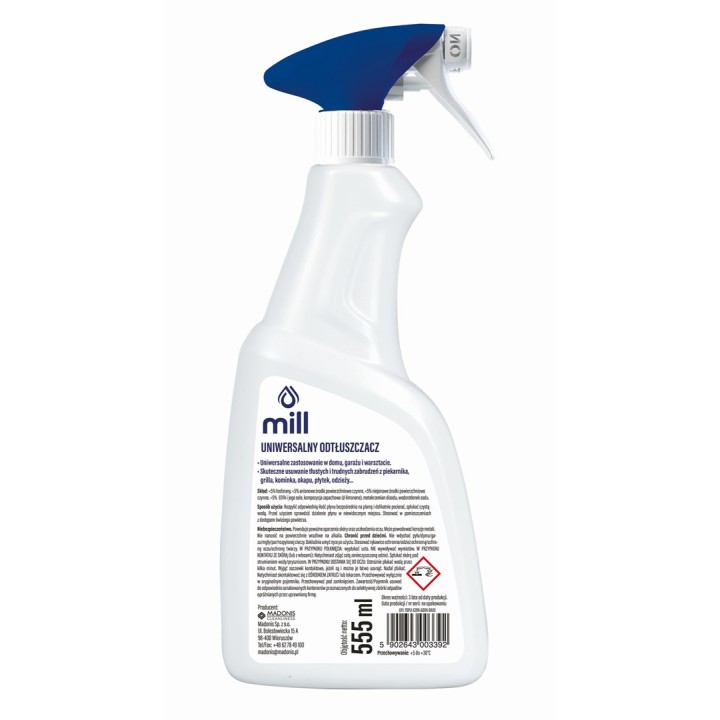 Mill Sgrassatore universale Clean per macchie grasse 555 ml