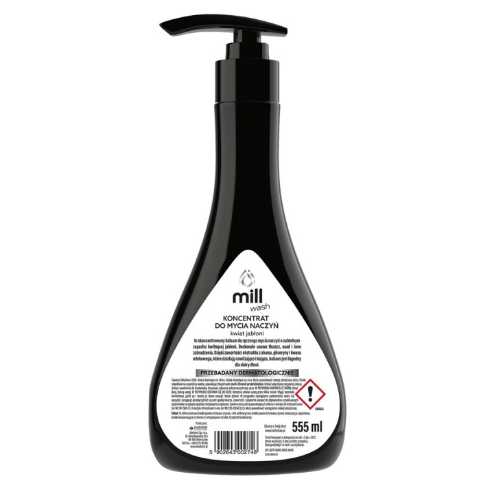 Mill Wash lozione detergente concentrata per piatti con profumo di fiori di lilla 555 ml