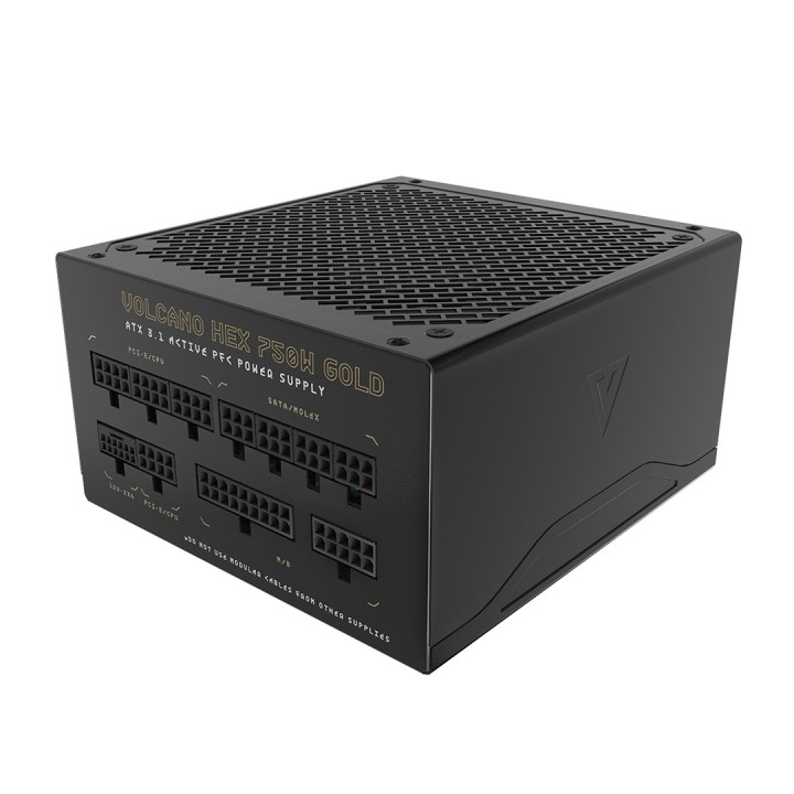 MODECOM alimentatore VOLCANO HEX oro 750W ATX3.1