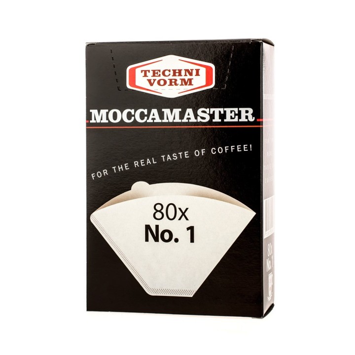 MOCCAMASTER Filtri carta per caffè Nr 1 usa e getta 80 pz