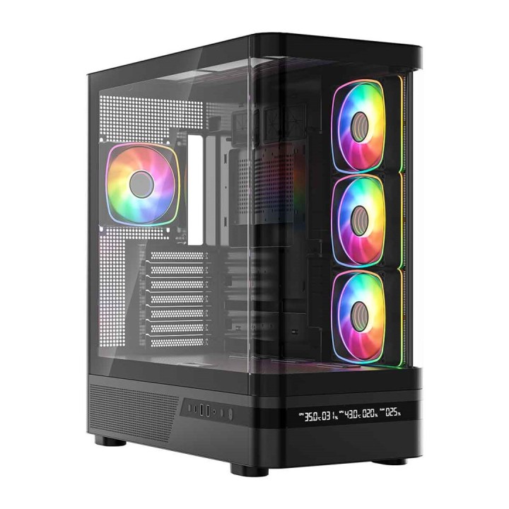 MODECOM Volcano Volcano AQ200 ARGB midi nero