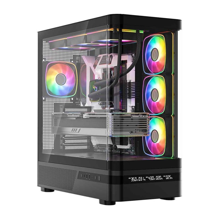 MODECOM Volcano Volcano AQ200 ARGB midi nero