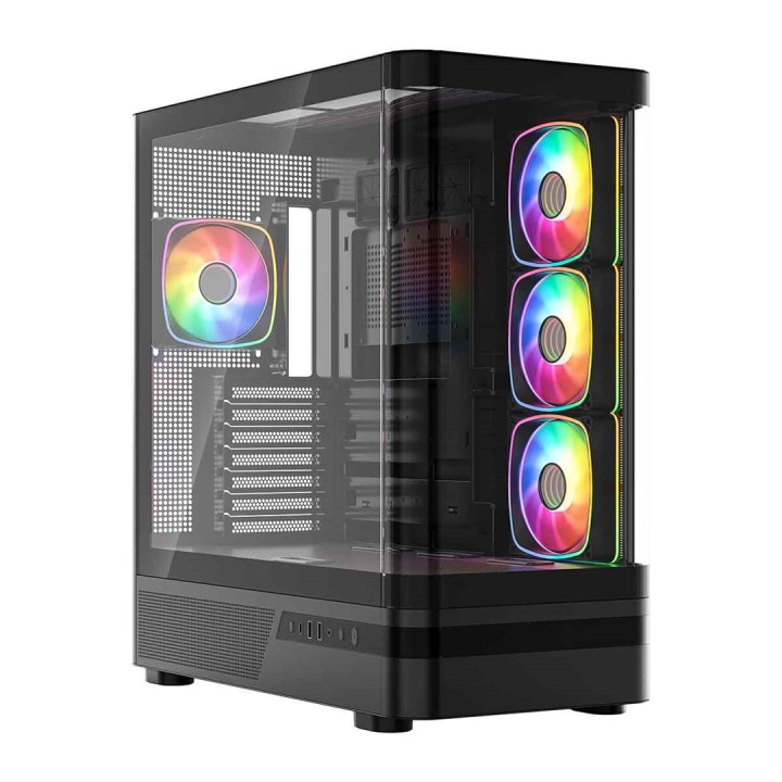 MODECOM Volcano Volcano AQ100 ARGB midi nero