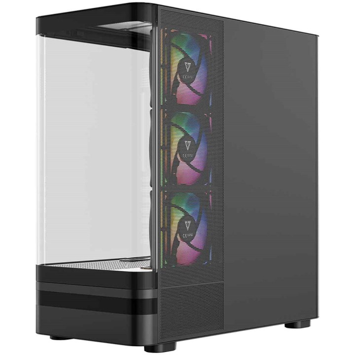 MODECOM Volcano Volcano AQ100 ARGB midi nero