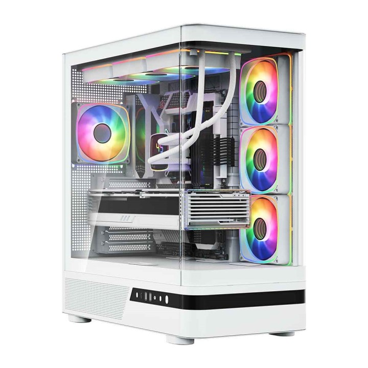 MODECOM Volcano Volcano AQ100 ARGB midi bianco